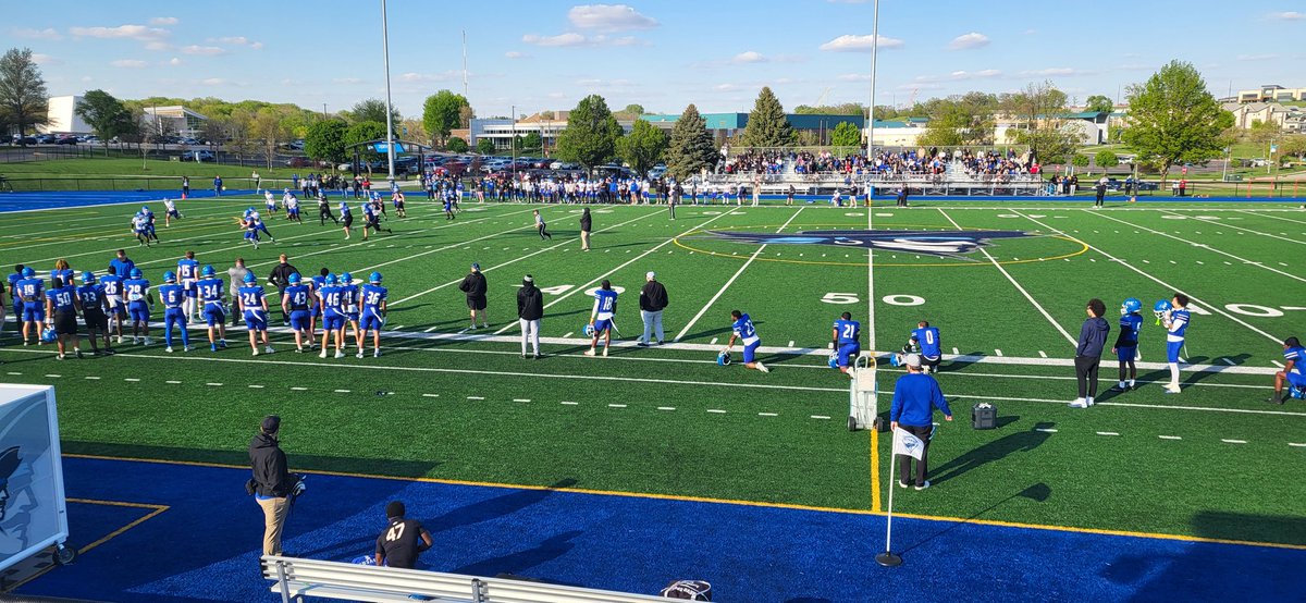 HEINOHeinen's tweet photo. Beautiful day for Iowa Western's spring game on campus!
Look for a feature on the defending and 4-time NJCAA champs soon!
#NJCAAFootball https://t.co/pz4B3E9izz