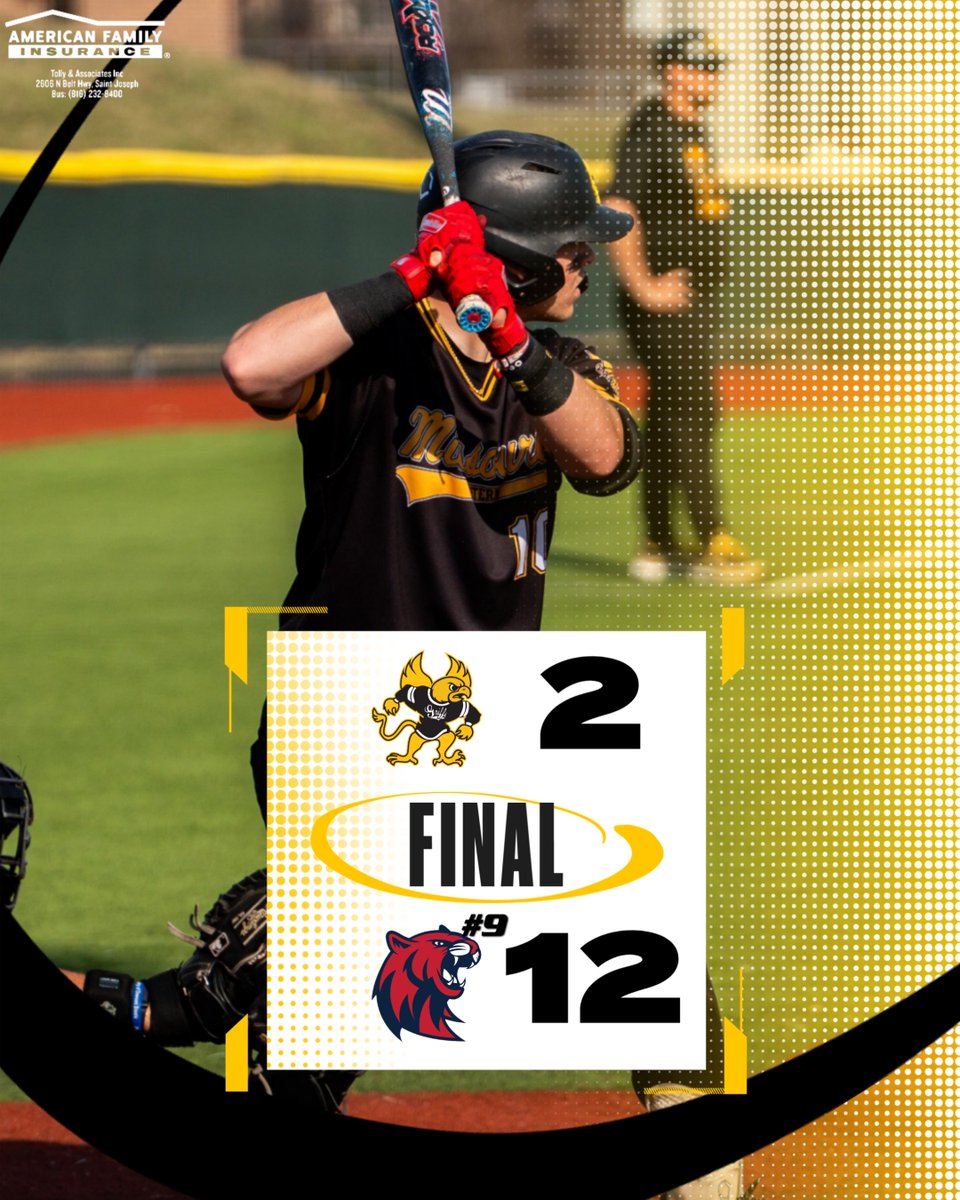 MWSUbaseball's tweet photo. Final ⚾️

#GriffUp🦅🦁 https://t.co/FqVjNhcMNk