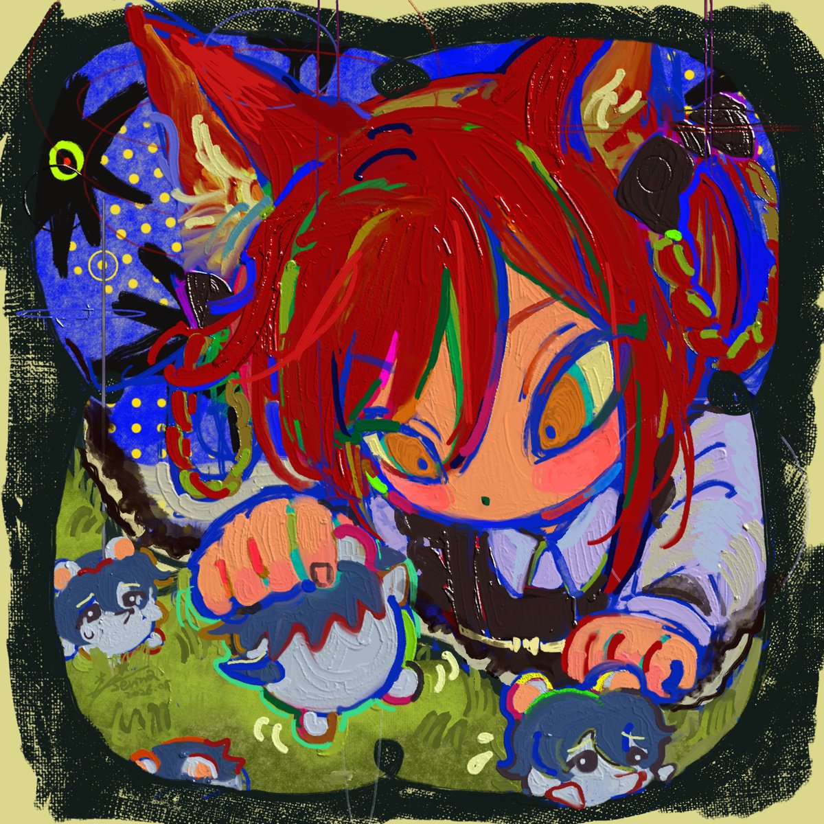 堇花芹 tweet media