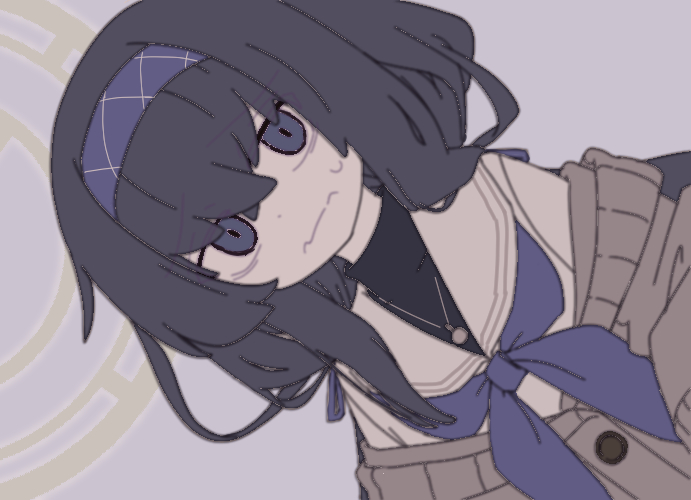 古関ウイ(ブルアカ) 「」|野原しげるのイラスト