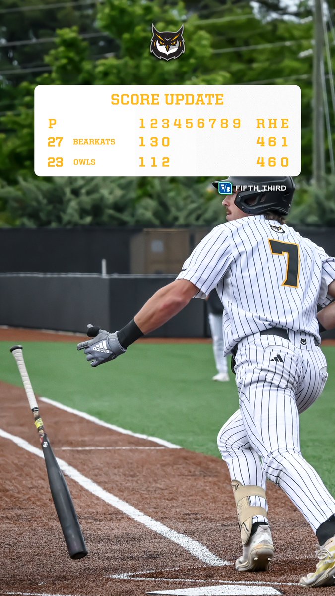 KSUOwlsBaseball's tweet image. Knotted up through 3!

#BeDifferent | #HootyHoo
