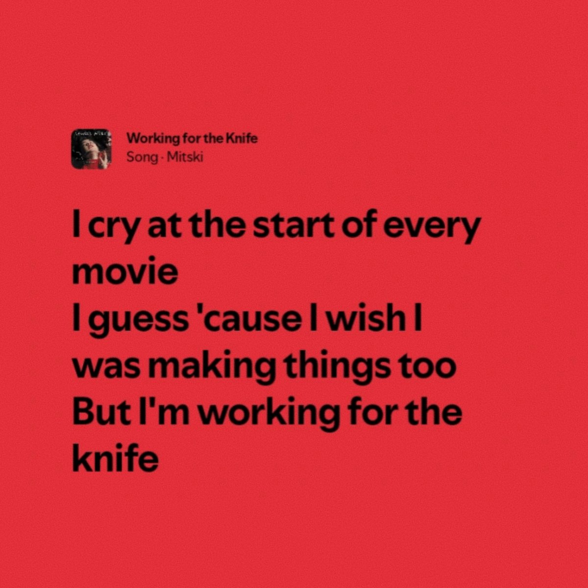 mitskifiIes's tweet photo. when it's workers' day but you're working for the knife https://t.co/4ghF8kiX3M