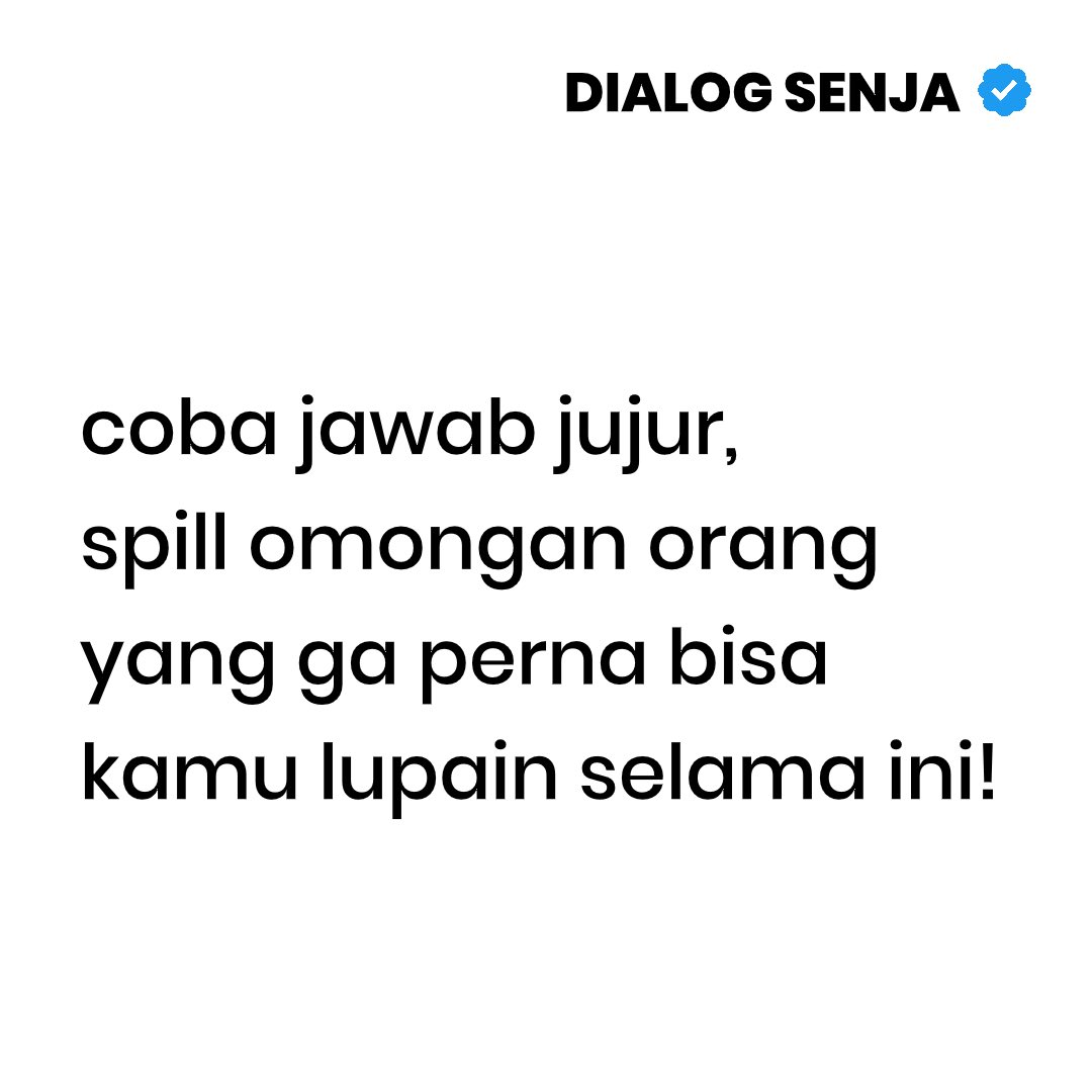 Dialog Senja tweet media