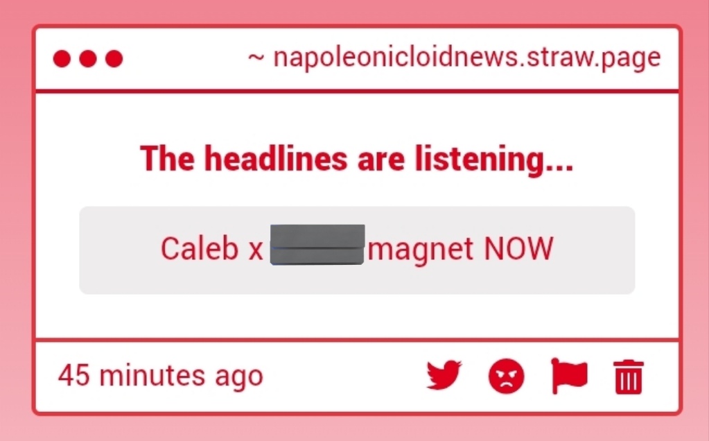 © NAPOLEONICLOID News tweet media