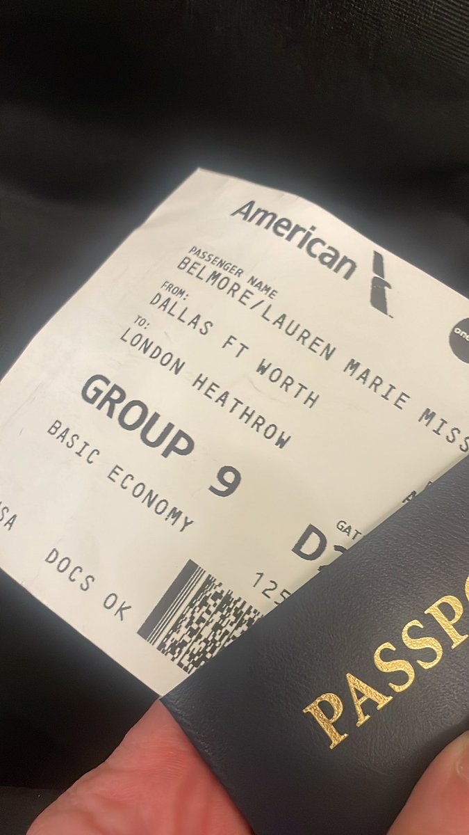 see ya in 11 hrs London 🇬🇧