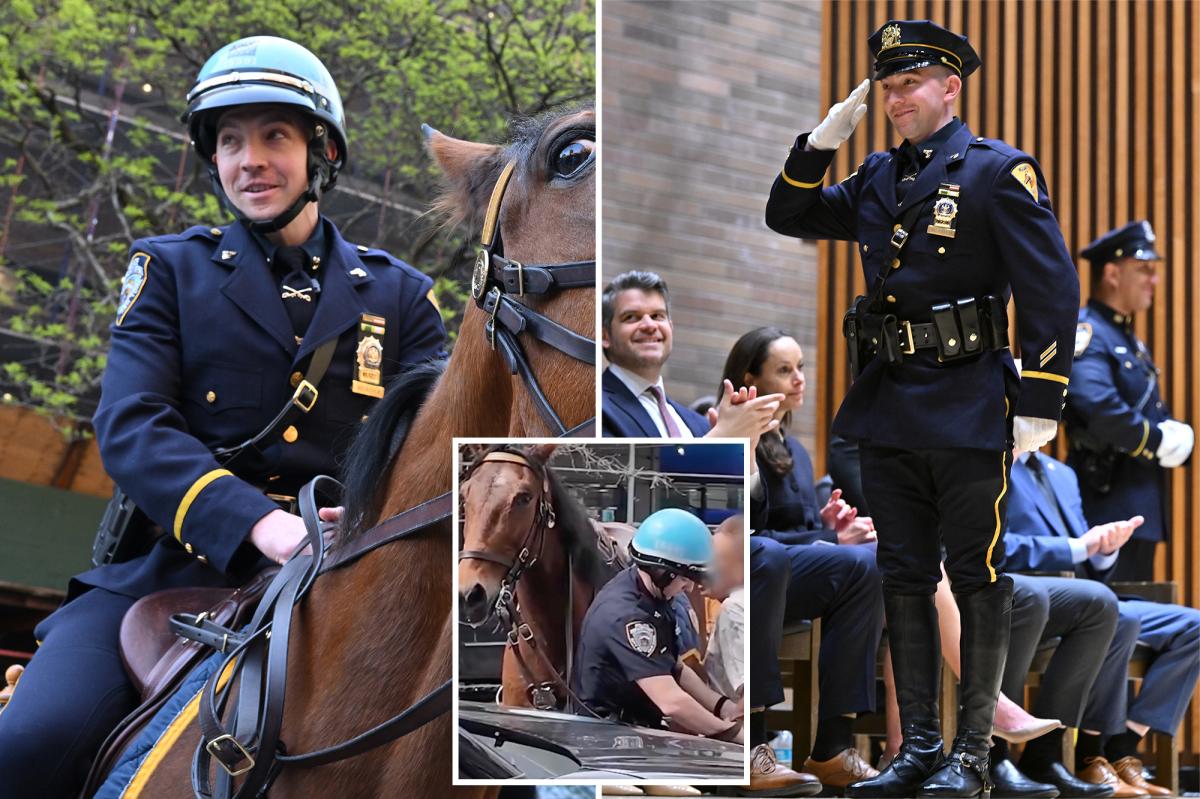 NYPD detective on horseback who reined in purse thief promoted after western flick-like scene trib.al/WkdjVot