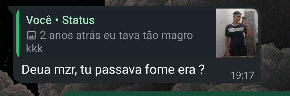 Quando eu resolver postar foto de como eu era