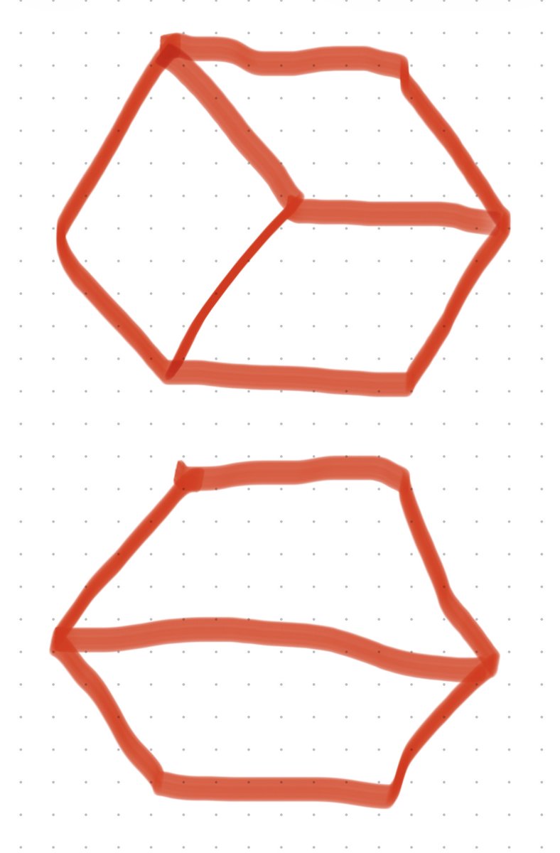 MellerJon's tweet photo. @ThatNgonGuy I think it also helps to remember you can split 6 sides into both two and three polys and maintain quads, if that’s important to the goal or flow. https://t.co/sLb7wv1Kxz