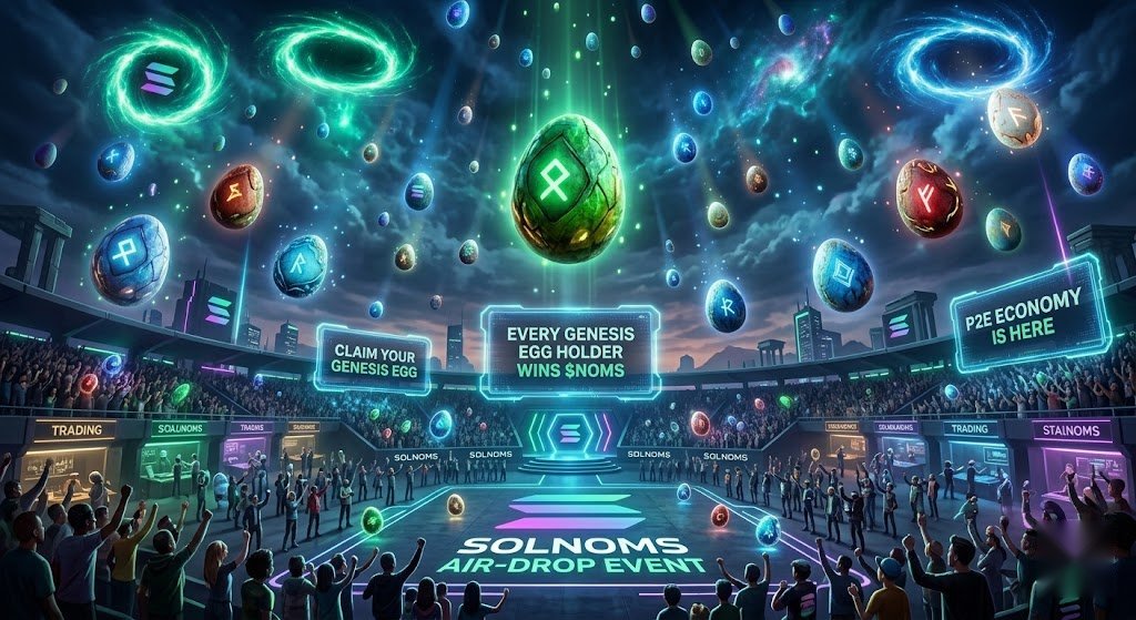 SolNoms's tweet photo. The Great Hatching ! 🥚🔥

100 Genesis Egg

💎 Holders Benefit: Every Genesis Egg holder will be eligible to earn $NOMS tokens through our upcoming play-to-earn ecosystem.

Secure your egg, secure your future in the SolNoms arena. ⚔️
#Sol #Solana #P2E #NFTMint #Airdrop #AIRDROP https://t.co/iqt1ld4CrA