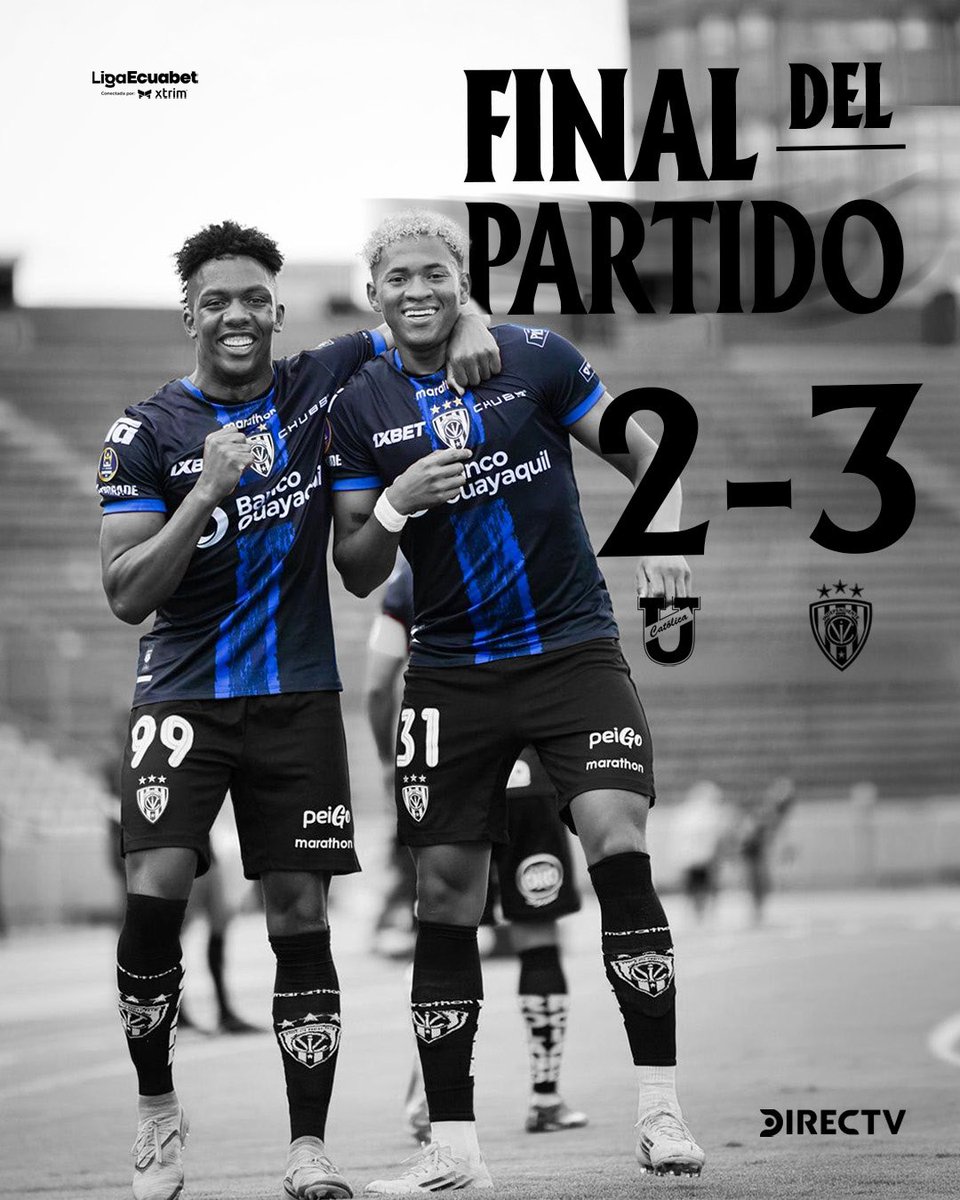 Primera | Final ST 🕣 #LigaEcuabet U Católica 2 #IDV 3