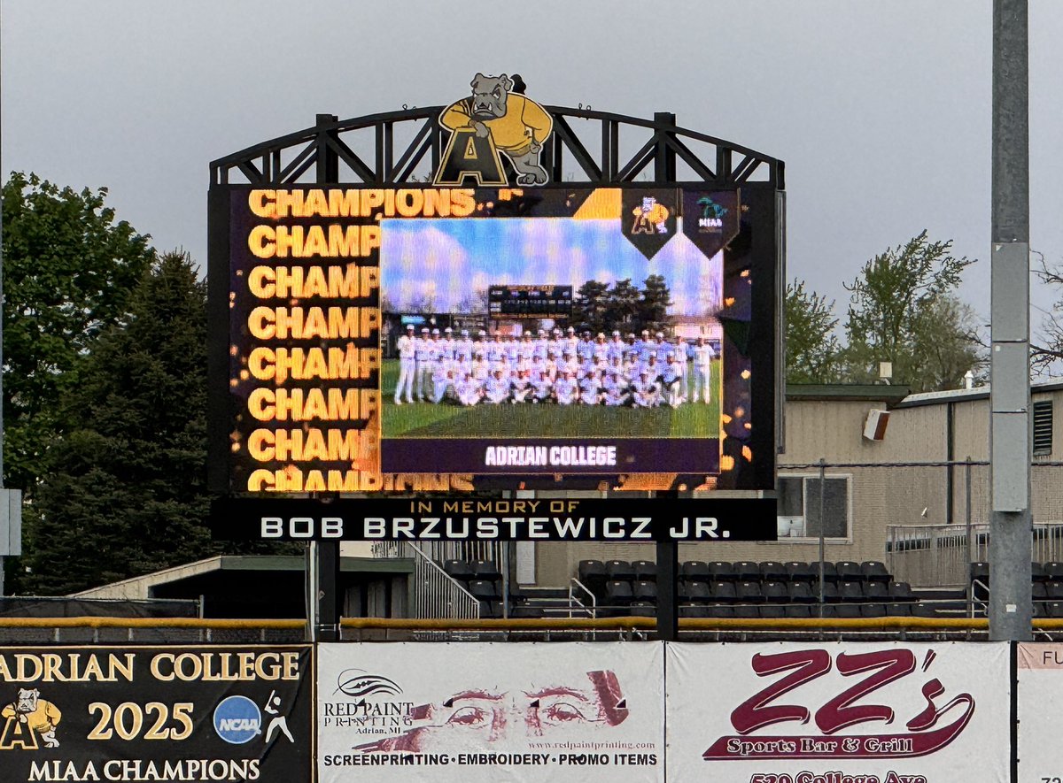 Adrian College Baseball tweet media
