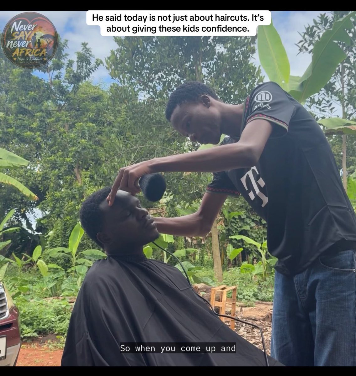 nsn_africa's tweet image. Me and my Guy before heading to make a difference that we could. #neversayneverafrica #hope #kindness #fyp #love