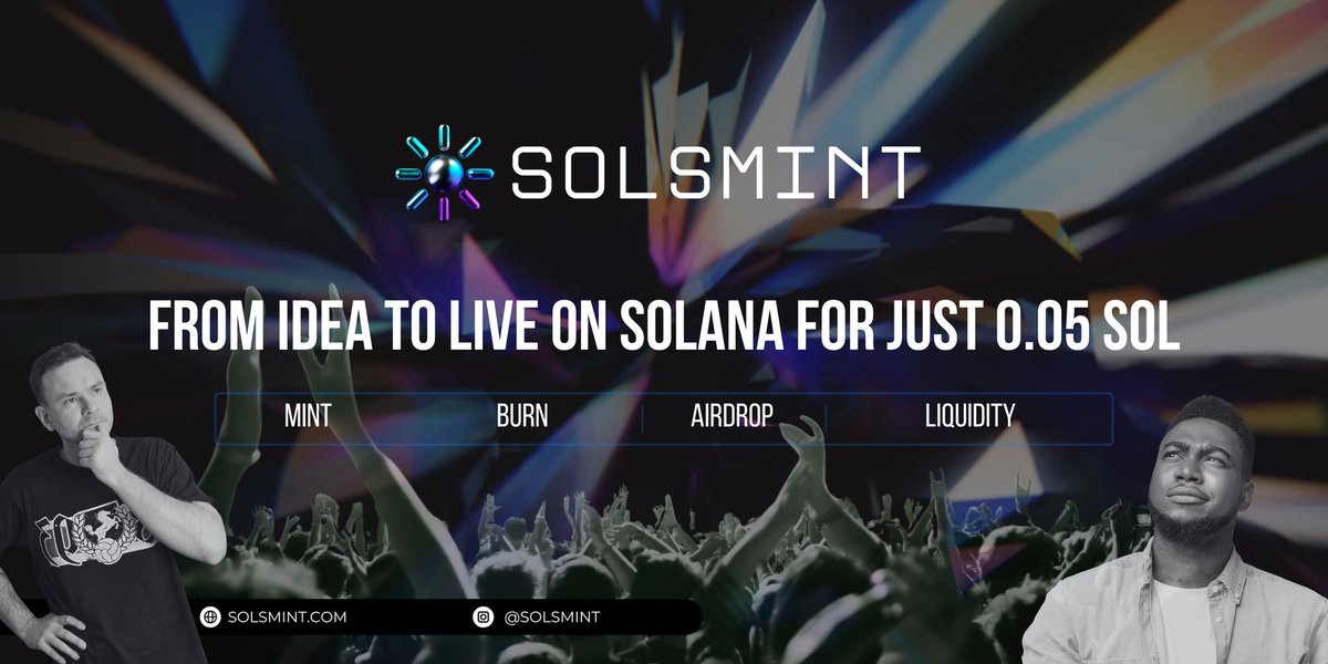solsmint's tweet image. Do not build on borrowed time. Launch while the cost is this low.
0.05 SOL. Mint burn NFT airdrop free. Raydium liquidity, no platform cut.
solsmint.com
#Crypto #NowOrNever