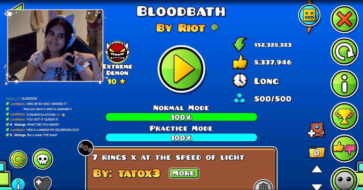 ItsLuuHaruno's tweet photo. Realized I never posted it here! Bloodbath 100% 💗 https://t.co/764wBKke83