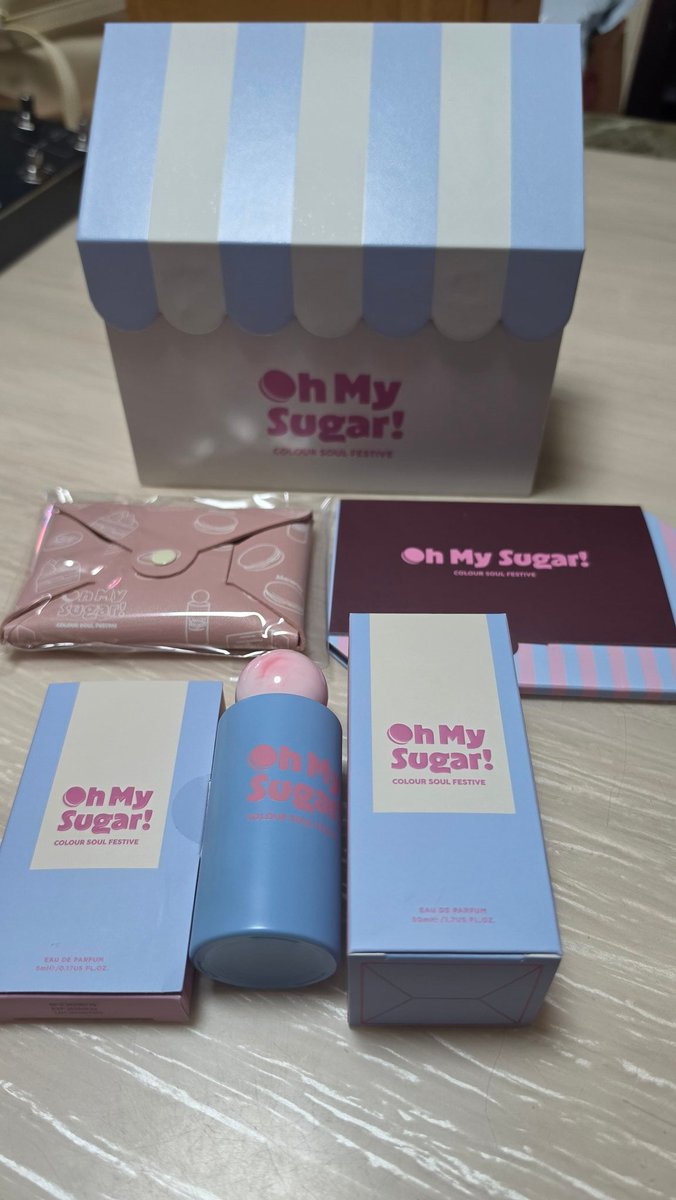น้ำหอมมาแล้วมะวาน 🩵🩷
กลิ่นหวานเหมือนขนมจิงๆ
<a href="/peckpalit/">Peck Palit</a> 
#ColourSoul
#ColourSoulFestive
#ColourSoulOhMySugar
#InOurSweetMemories