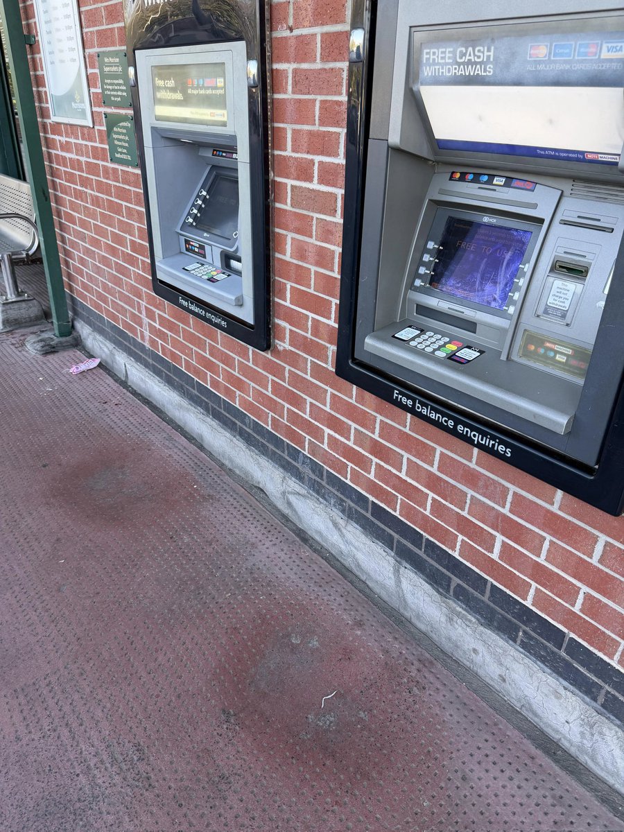 RayMairead's tweet image. They're used so much the floor is worn down, they're taking this away in favour of a points based system, if you dont toe the line, you can't use your card, we're being imprisoned and controlled, can you still not see it?
#UseCash 
#CashIsKing