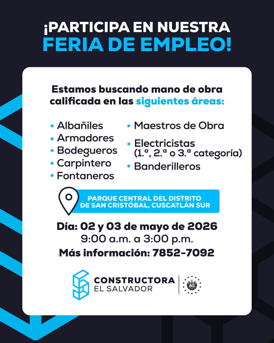 Constructora El Salvador tweet media