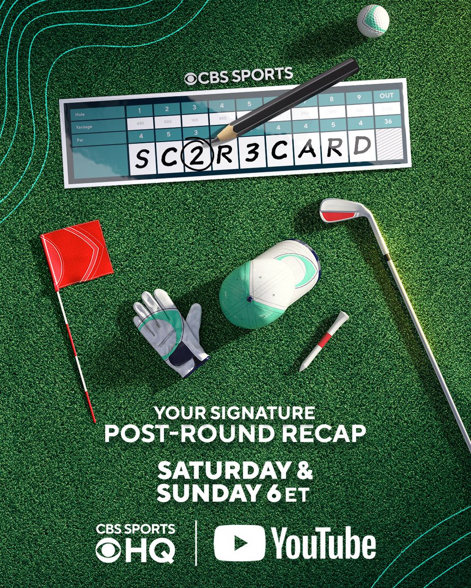 Golf on CBS ⛳ tweet media