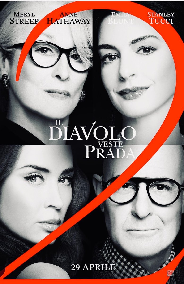 Operazione nostalgia con un focus sui personaggi principali ed i loro rapporti interpersonali. Lento nella prima parte, si riprende con ritmo nella seconda. Location da sogno alcune scene impattanti, realistico, forse troppo. Voto 7. #ildiavolovesteprada2 #ildiavolovesteprada