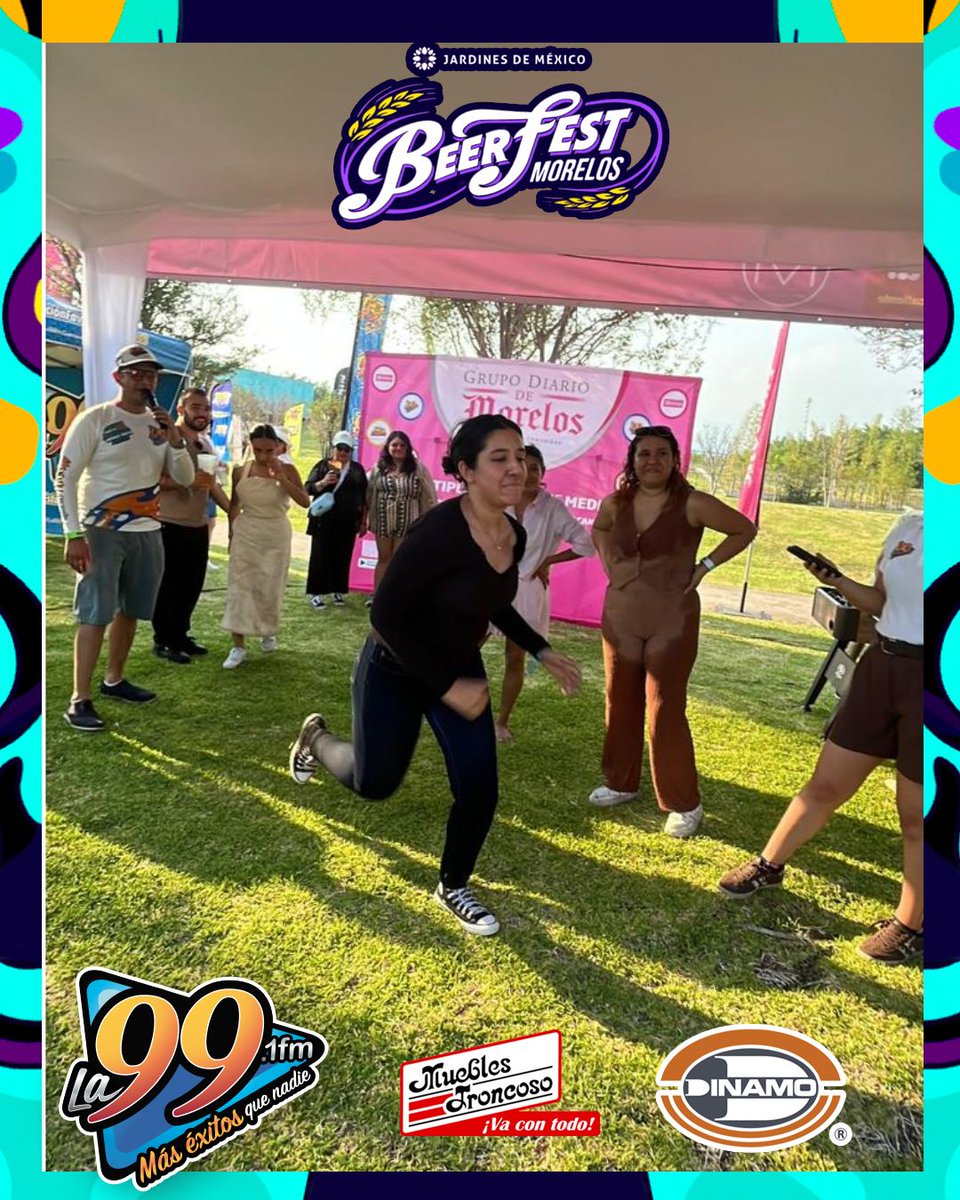 DiariodeMorelos's tweet photo. 🍻🔥 ¡No paramos!
Siguen las dinámicas con La 99 📻 en el Beer Fest 2026 🎉Más premios, más sorpresas y más diversión 👀
¿Te lo vas a perder?#La99 #BeerFest2026 https://t.co/TDk1mBsaYC