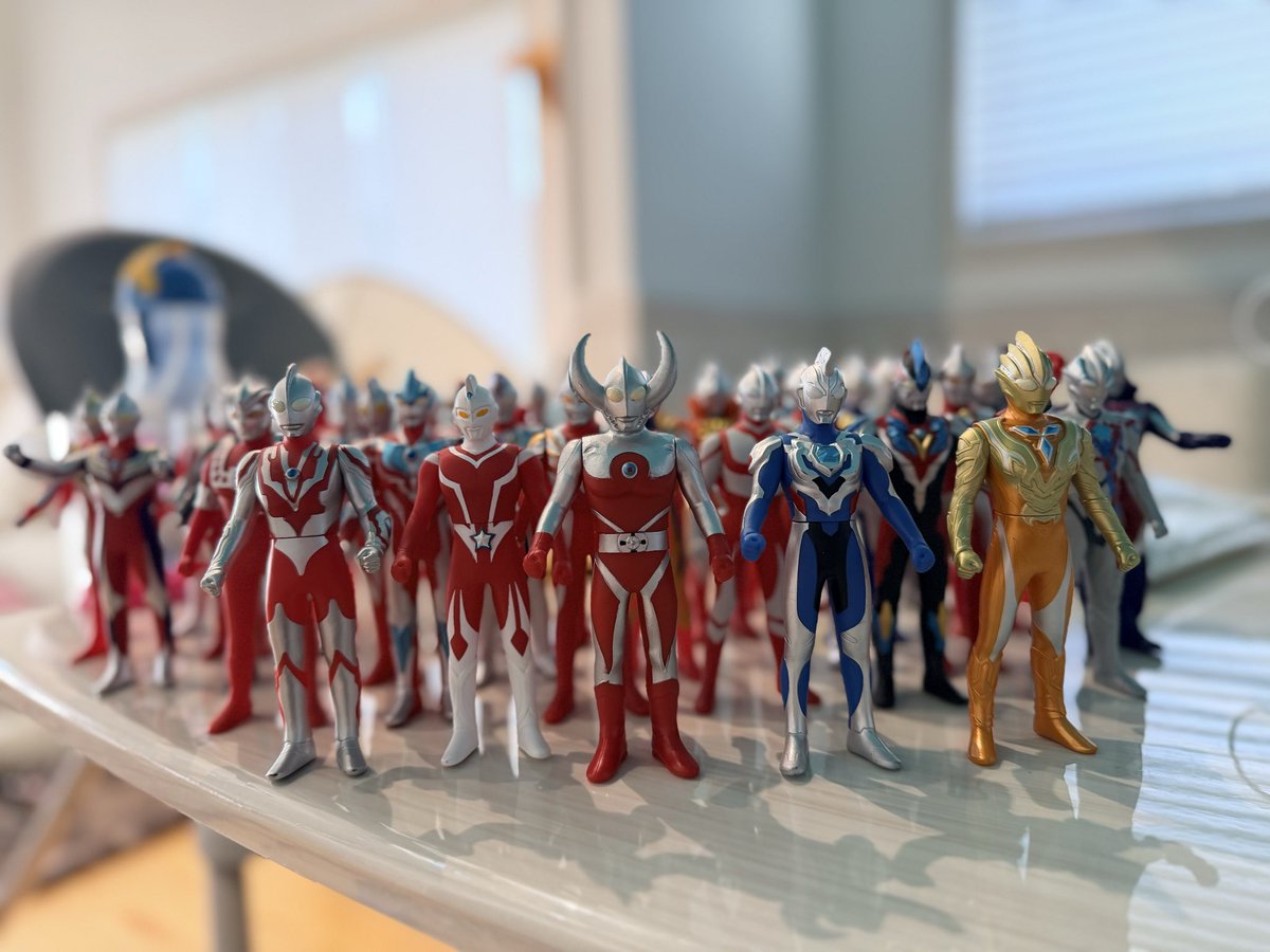 UltraPvc's tweet image. 集うウルトラ戦士達

 #ウルトラマン 
 #ウルトラソフビ
  #PVC