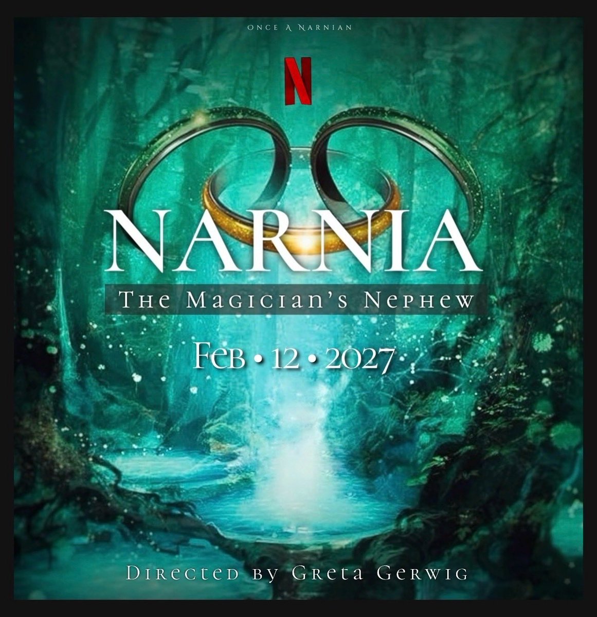 OnceANarnian's tweet photo. "Working with #Netflix to bring this film to life has been extraordinary and #Imax continues to be an incredible partner. I cannot wait for people to see the film in theaters on February 12 and on Netflix on April 2" -#GretaGerwig ✨#Narnia https://t.co/uxtdpVKGvw
