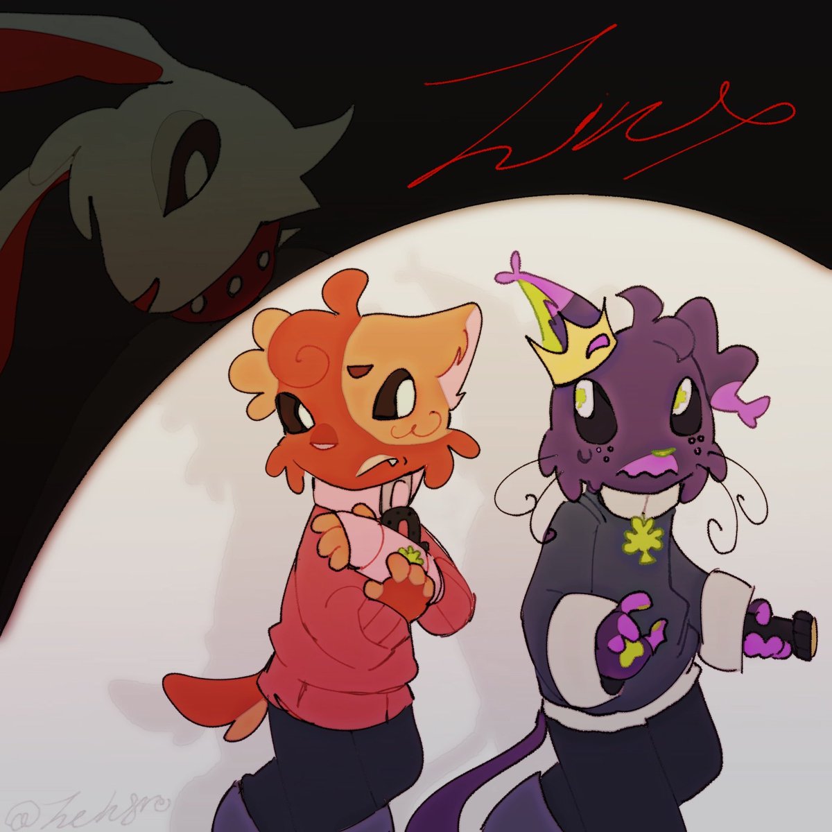 theh8ro's tweet image. Luke, Duke, and … a new member?

#lukemeowluck #smilingcritters .. #misfitcritters ? 🍀
