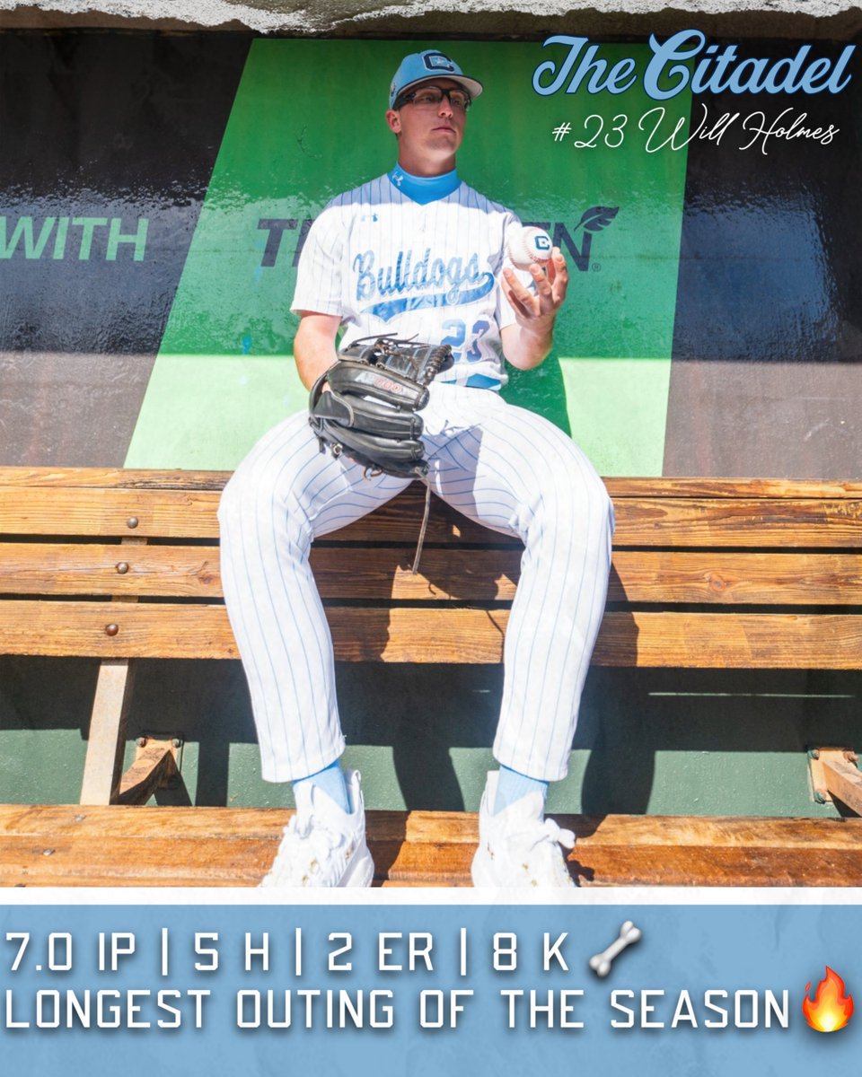 CitadelBaseball's tweet image. Have a day Mr. Holmes!😎

#jOURney