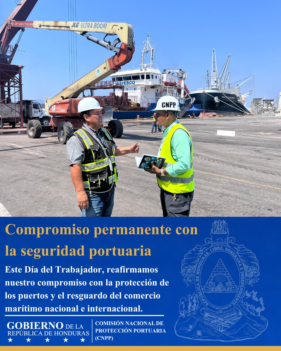 Comisión Nacional de Protección Portuaria tweet media