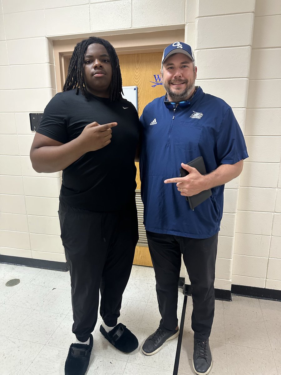 ChristianR230's tweet photo. Thank you @CoachZLankford for stopping by and chatting it up with me.🔥
Looking forward to being up there soon‼️
@GSAthletics_FB 

@247Sports @On3 @ura_athlete @RecruitGeorgia @sixstarfootball @5StarScouting @D1recruiting76 https://t.co/D9sJIHMyg6