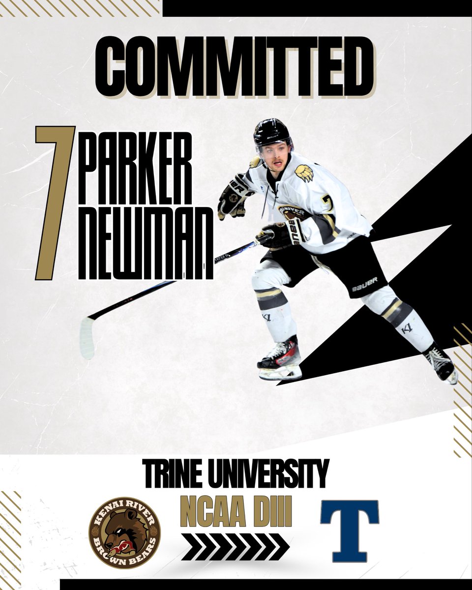 BrownBearsNAHL's tweet image. 🚨 COMMITMENT ALERT 🚨

Parker Newman is headed to Trine University!🏒📚

We are proud of you, Parker — well earned.

#Commitment