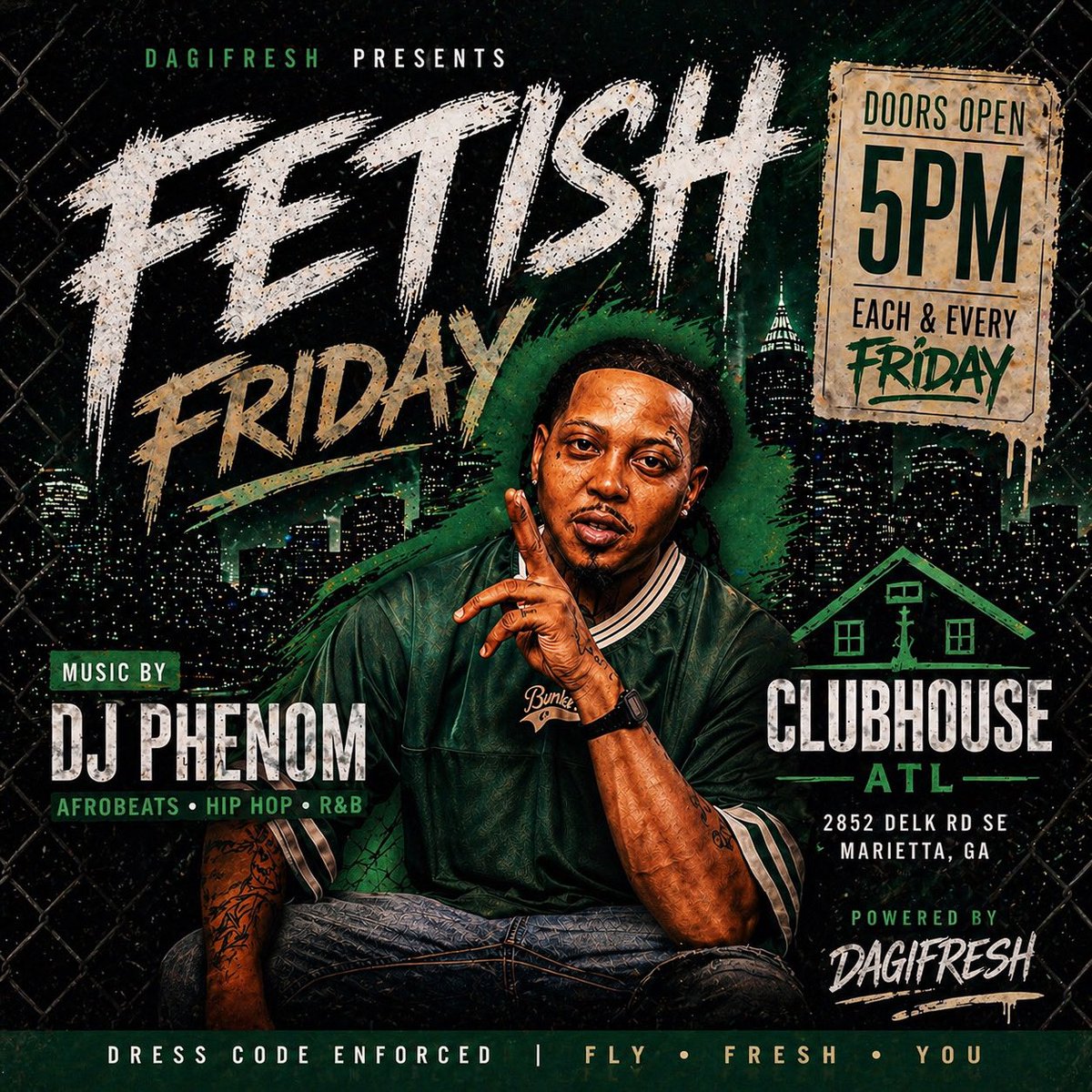 IamPhe's tweet photo. Every Friday it’s not just a party—it’s a takeover. 🔥
Dj Phenom setting the tone, controlling the vibe, and keeping the city moving all night long.

Clubhouse ATL | Fridays | 10PM - 3AM
If Phenom spinning… you already know you winning. 🎧💯 https://t.co/2Aohpz4MqW
