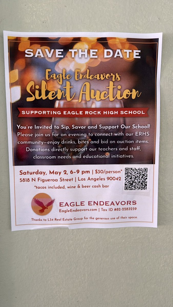 ERHighSchool's tweet photo. We hope you support this fun silent auction fundraiser that helps our school community!! TOMORROW!!! ⬇️⬇️ https://t.co/oGT5xd2DKn
