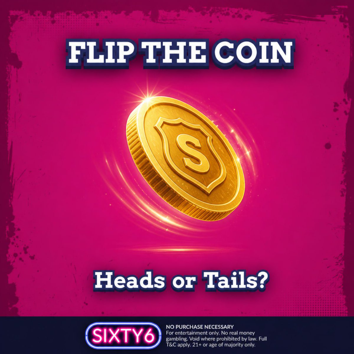 sixty6com's tweet image. 🪙 Flip the Coin

Heads or Tails -  what’s your call? 🤔

Drop your choice below 👇

Let’s see who gets it right 🍀#free #freegames #freeplay

sixty6.click/swa