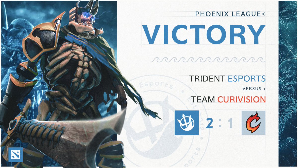 TridentEsports's tweet image. #RESULTS

Main character moment.

#TridentDOTA secure the 2–1 victory over #TeamCurivision in the #PhoenixLeague.

Every fight mattered. Every move counted.
And when it mattered most, we delivered.
The climb continues. 📈

GGWP 🤝

#RaiseYourTrident 🌊 | #Dota2