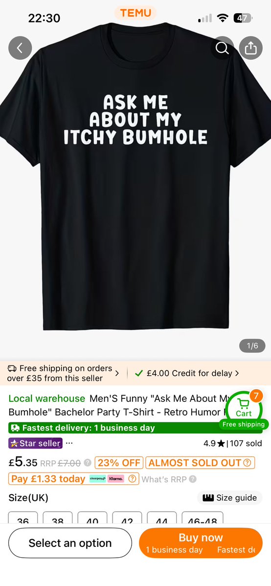 MCY1X's tweet image. There’s some amusing T-shirts on #Temu
There’s some down right rude T-shirts on Temu😮
&amp;amp; there’s some rather odd T-shirts on Temu!!!