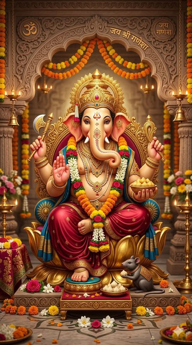 प्रथम पूज्य गणपति बप्पा मोरया अलौकिक दिव्य दर्शन