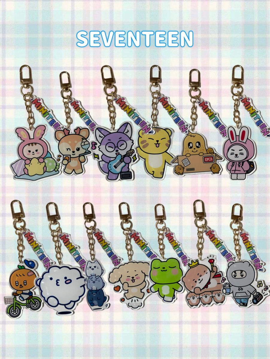 .

✴︎新商品のお知らせ✴︎

seventeenのアクリルキーホルダーが入荷しました❣️

全員分ございます！
カラットさん是非チェックしてください✔️☆彡

#seventeen 
#セブチ 
#アクキー
#推し活
#名古屋大須