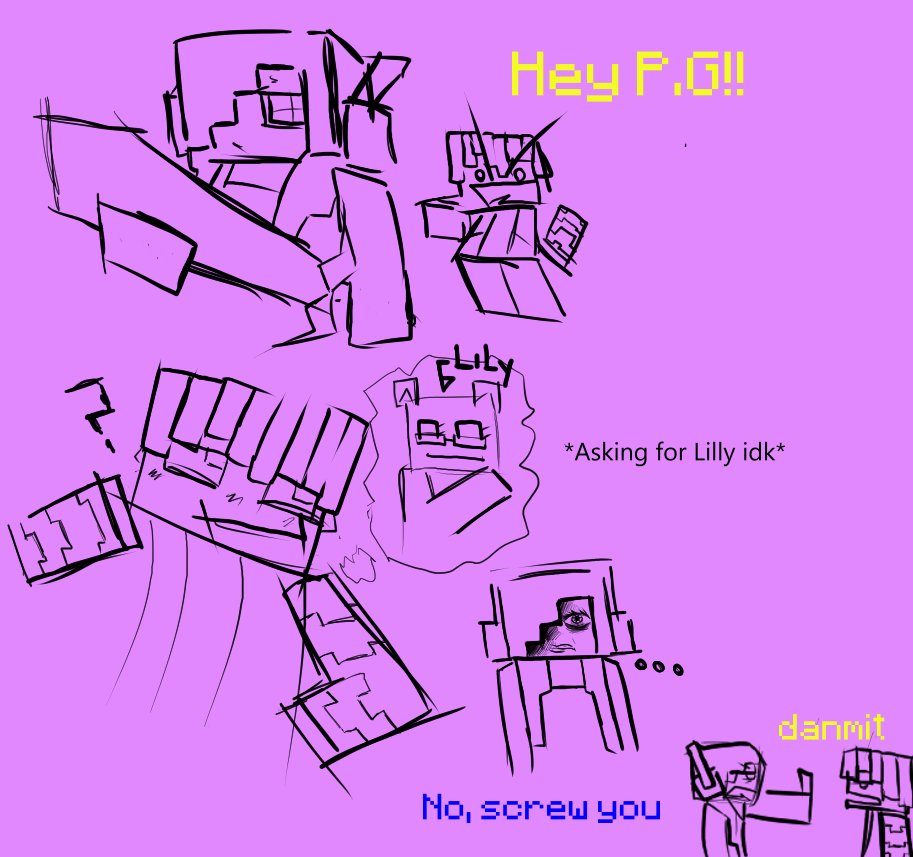 Iamtururu's tweet photo. Cuz Hacker was scrapped, here a double trouble interaction I was going to draw #BLOCKBOUND https://t.co/N3tXzqGz4Q