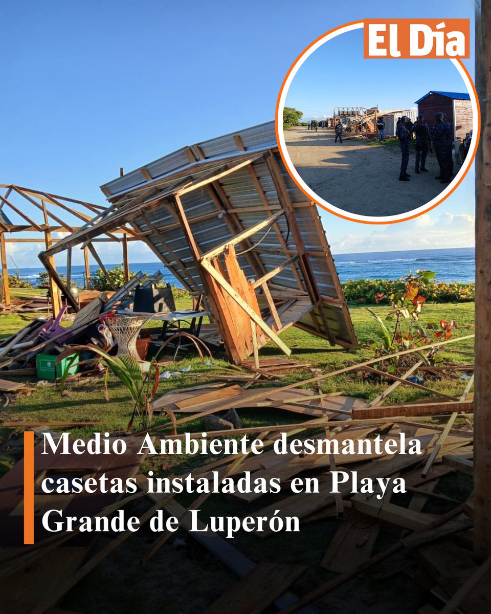 ElDia_do's tweet image. Medio Ambiente desmantela casetas instaladas en Playa Grande de Luperón

Más detalles en: eldia.com.do/medio-ambiente…

#periódicoedldía #MedioAmbiente #PuertoPlata