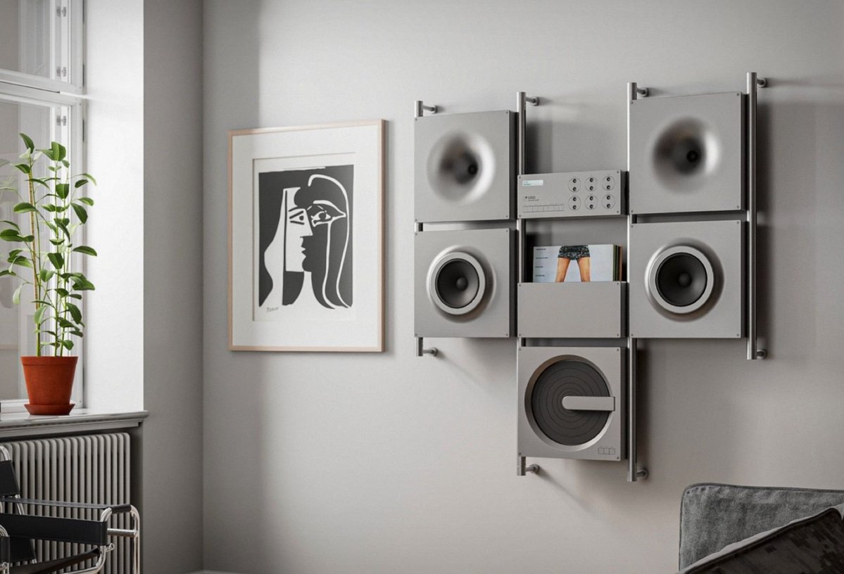 SciFiArchives's tweet photo. The GRID Sound Wall modular audio system. https://t.co/Dqwsy9vvZI