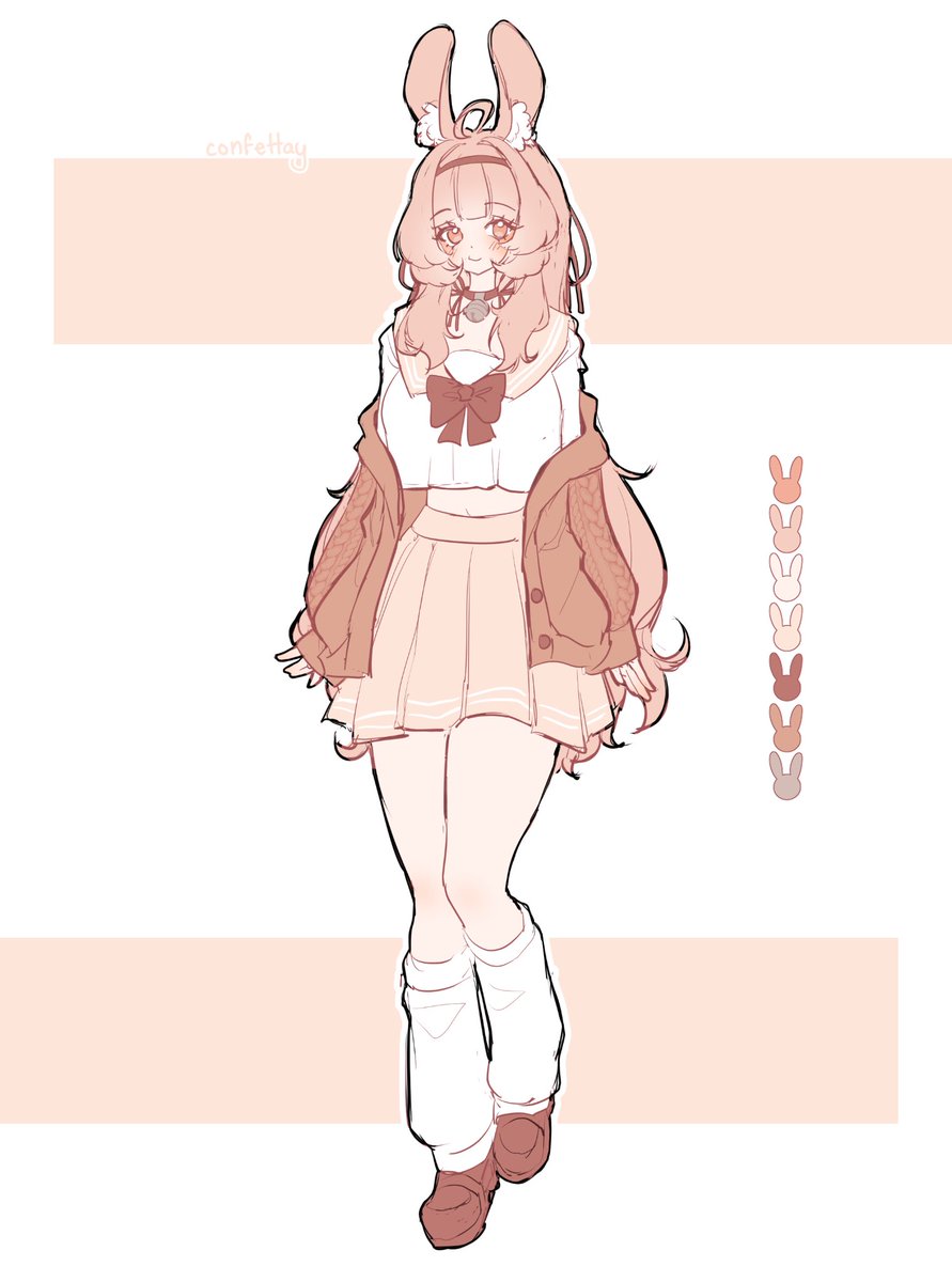 beddybaa's tweet photo. i made a typo last post oops. 
here’s a design i made for my vtuber rebrand (not the one im using but i thought she was cute) https://t.co/o5saUHi9r6