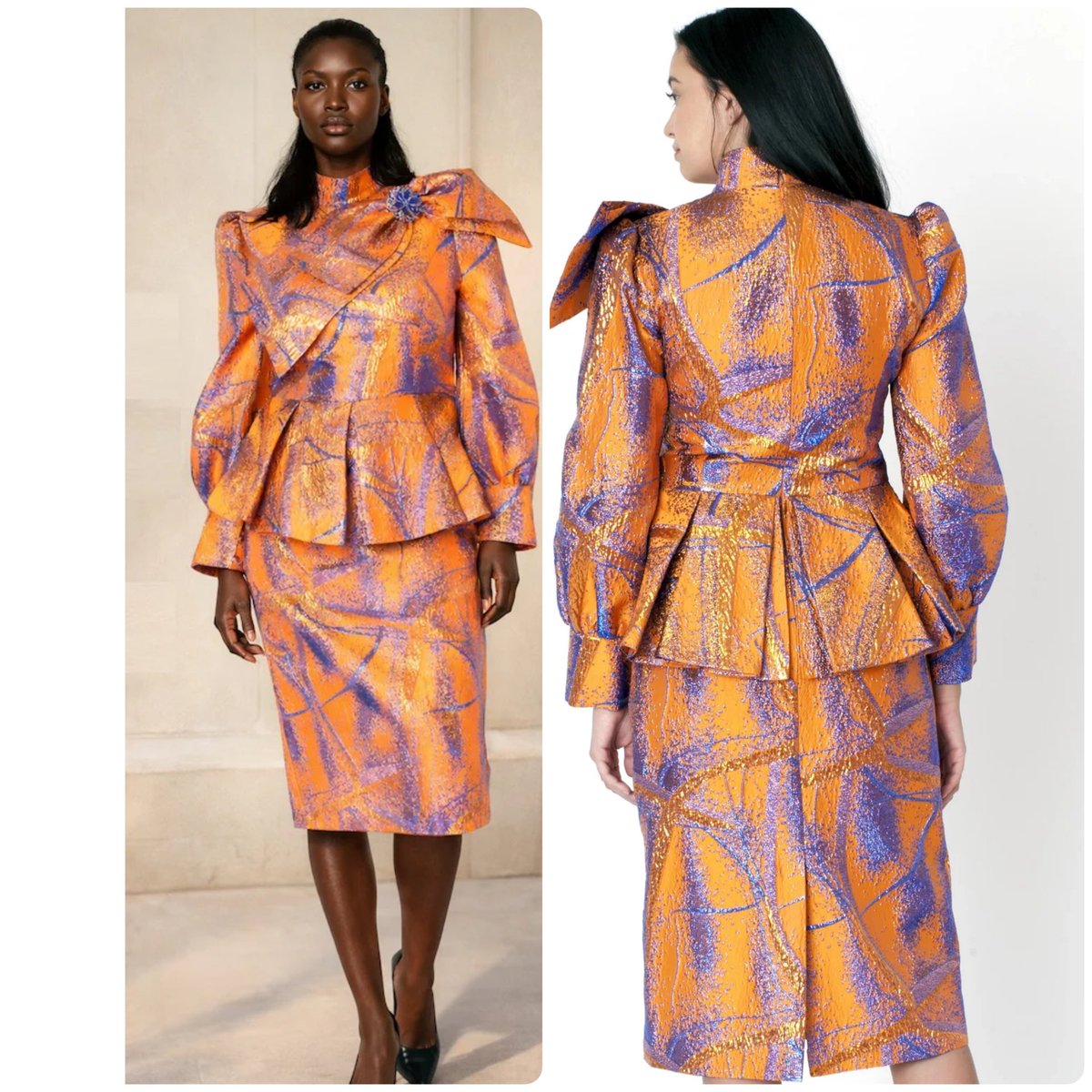 DivasDenFashion's tweet image. Chancele 9851 Orange Jacquard Dress 
divasdenfashion.com/products/chanc… 

#DivasDenFashion #Chancele #springFashion #lanternsleeves #printdress #peplum #shoulderbow #COGIC #weddingfashion #boutiquefashion #tallytaylor #brunchdress #CogicFashions #springdress #couturefashion #curvygirlsrock