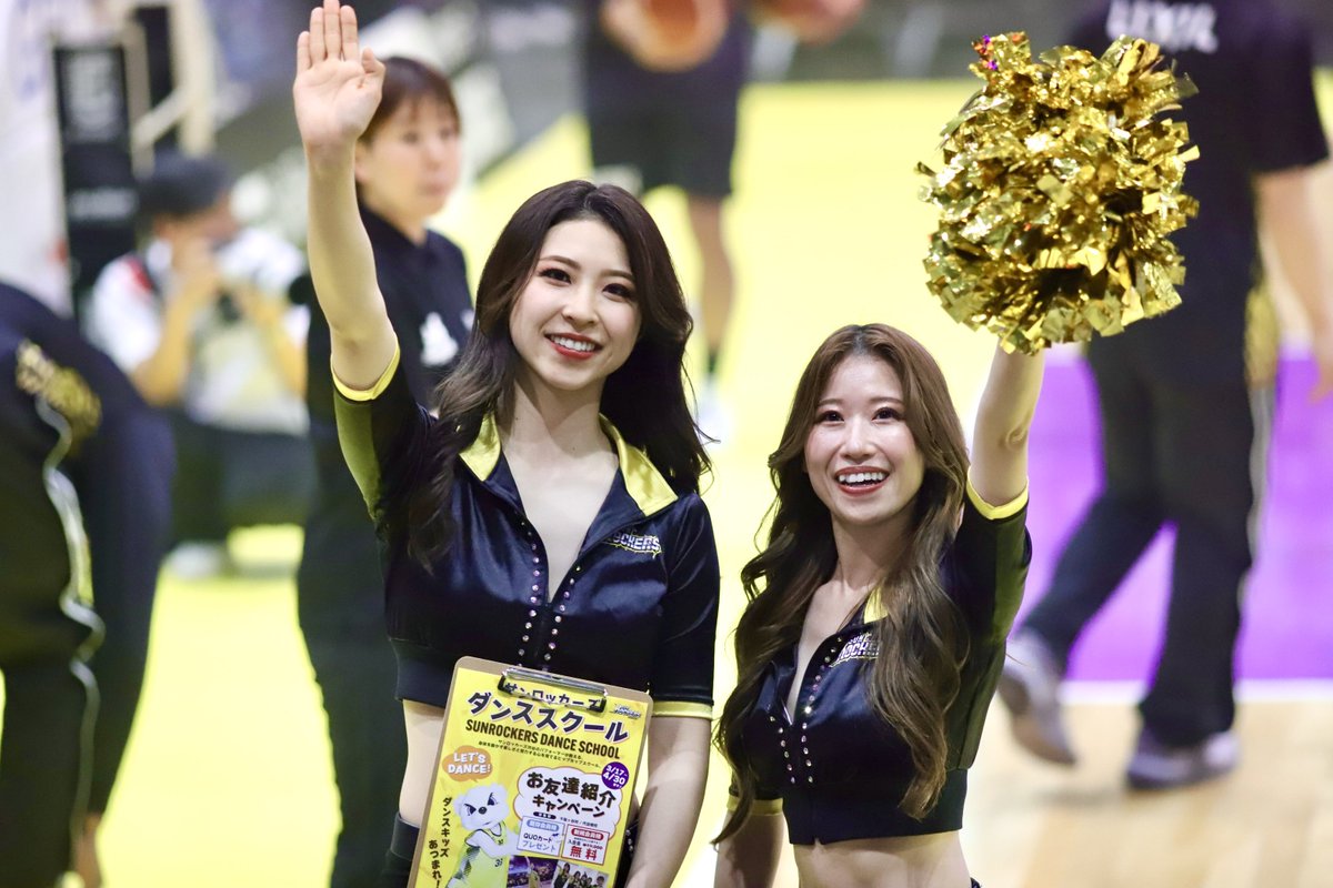 nickel802428's tweet image. はーい、サンロッカーズ最後まで応援するよ、っておともだちー？🙋‍♀️
#YUKI さん
#ANJU さん
#サンロッカーガールズ