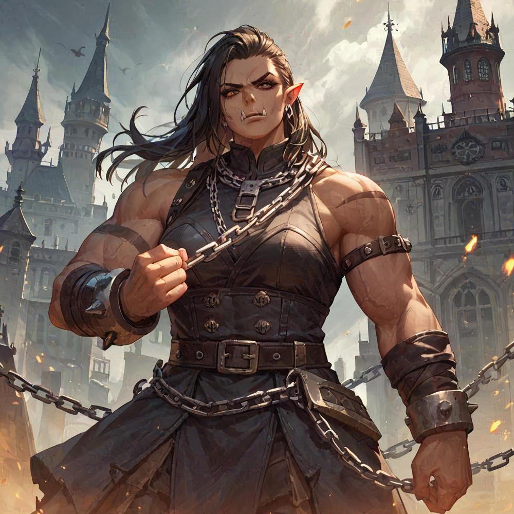 SundownHue's tweet image. #cool #orc #feast #art