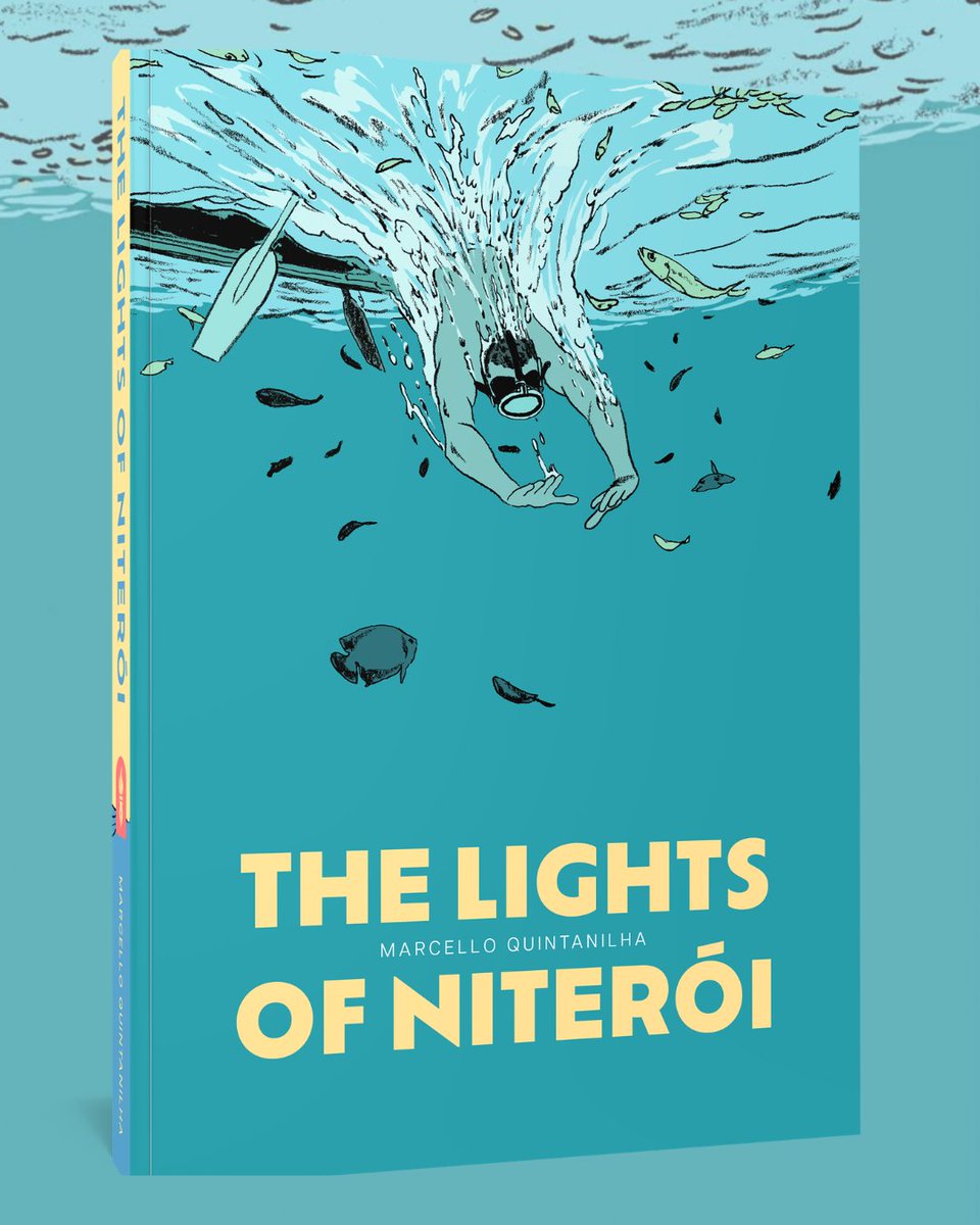 fantagraphics's tweet photo. "@marcelloquinta1’s new graphic novel The Lights of Niterói offers a moving chronicle of two male friends deftly filtered through the cultural power of Brazilian soccer, an impromptu fishing trip, and a perilous episode of survival that pushes their friendship to the brink." —PW https://t.co/X0DM1tw2C3