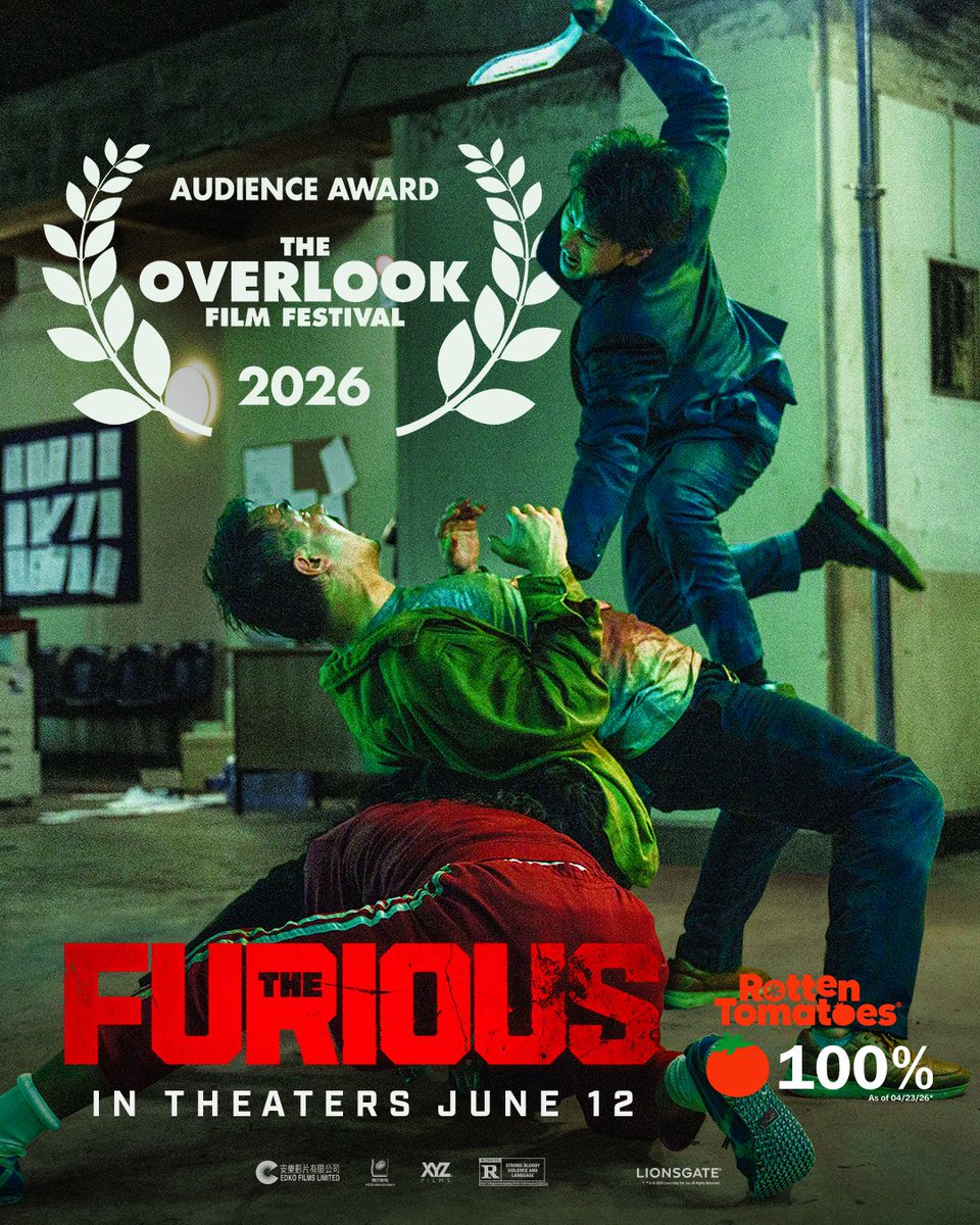 The audience has spoken. Thank you, Overlook Film Festival. #TheFurious - in theaters June 12.