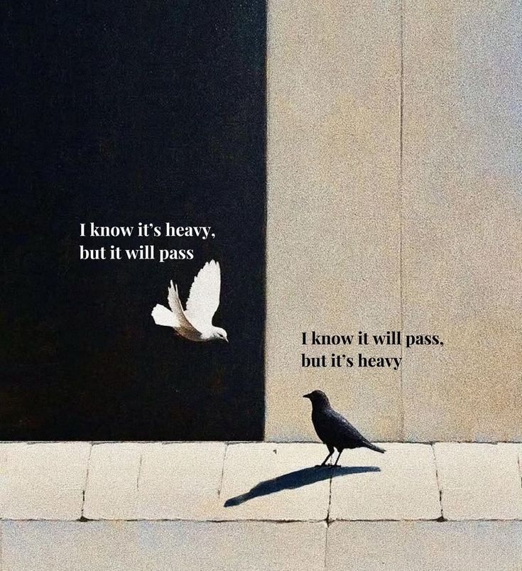 but it will pass