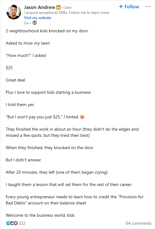 LinkedIn Lunatics tweet media
