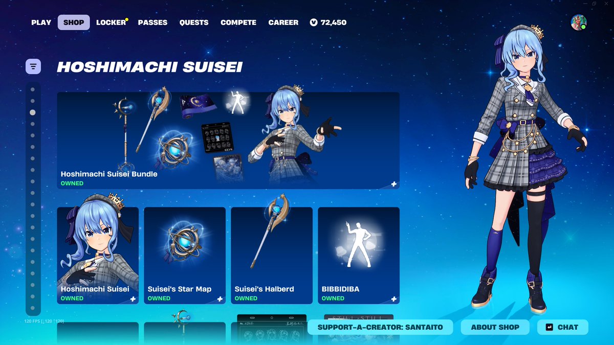 SanTaitoFN's tweet image. 🚨 HOSHIMACHI SUISEI RETURNED 🚨 

🩷 Please, use the code 'SANTAITO'
🫶 It helps me to maintain this account! #ad